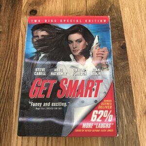 Get Smart DVD Tested Working Steve Carell Anne Hathaway